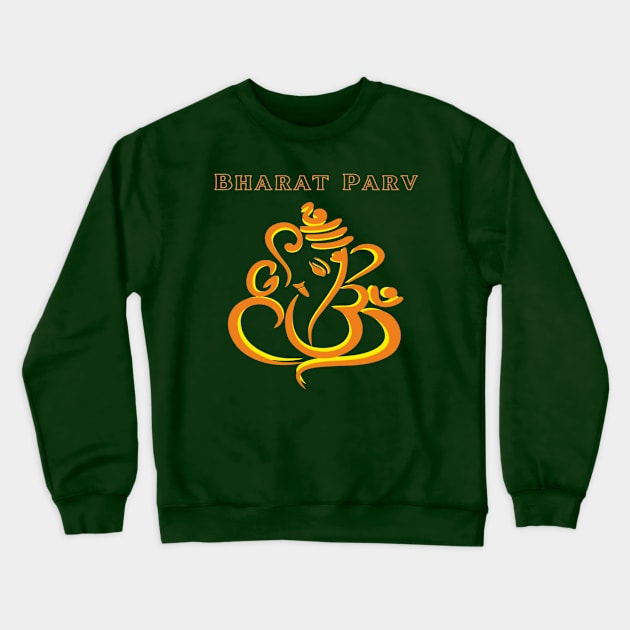 Bharat Parv - Ganesha Crewneck Sweatshirt by Bharat Parv